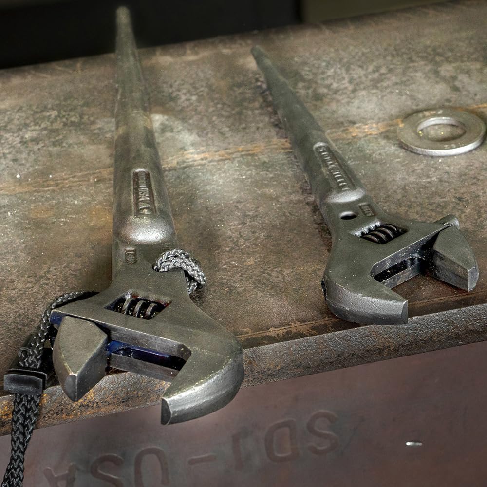 Klein Tools 3227 Adjustable Spud Wrench, 10-Inch