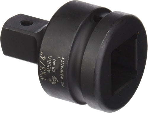 Grey Pneumatic 4008A 1" Female X 3/4" Male Adapter W/ Pin Hole