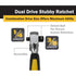 Titan Tools 11050 1/4 In. And 3/8 In. Drive Dual Head Stubby Ratchet