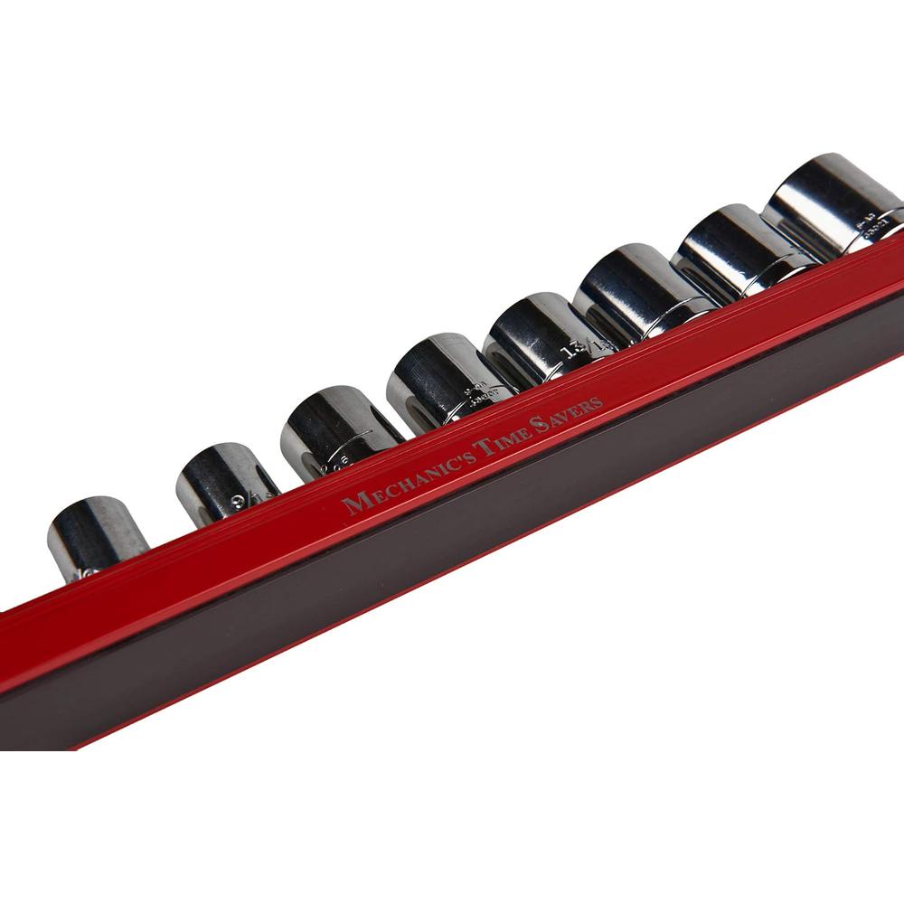 Gain de temps du mécanicien LAS38 3/8" Dr. 1-Row Lock-A-Socket Rail