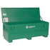 Greenlee 2472X 25x72x24 In Green Steel Storage Chest Without Tray, lid open showing interior