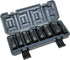 Lisle 13420 8-Pc Double-Ended 6 Pt. Hex/Twist Socket Set, 17MM-27MM + 3" 1/2" Dr. Extension - MPR Tools & Equipment
