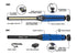 Astro Pneumatic 72SL Slim Light ratcheting extendable base hook detail