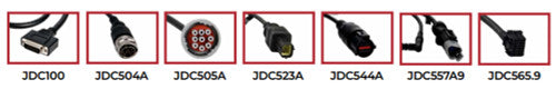 Cojali (Jaltest) 70002021 MHE USA Cable Set, Includes JDC504A, JDC505A & JDC523A Cables - MPR Tools & Equipment