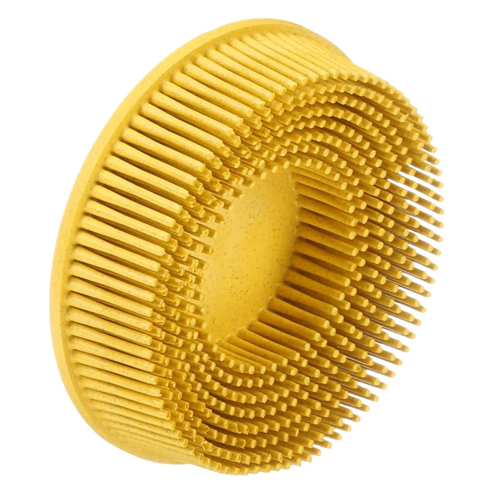 3M 7527 Scotch-Brite Roloc Bristle Disc 3-inch 80 Grit Yellow Ceramic 10-Pack