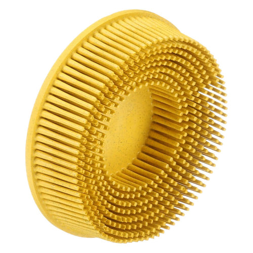 3M 7527 Scotch-Brite Roloc Bristle Disc 3-inch 80 Grit Yellow Ceramic 10-Pack