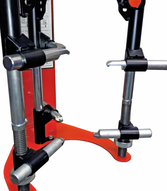 Branick 7600 Strut Spring Compressor 6-point spring hooks close-up