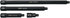 Astro Pneumatic 78004 Goliath Torque-Saver 4pc 1/2 in. Drive Impact Extension Bar Set, all four bars displayed on white background