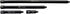Astro Pneumatic 78005 Goliath Torque-Saver 4-Piece 3/8" Drive Impact Extension Bar Set - all four bars