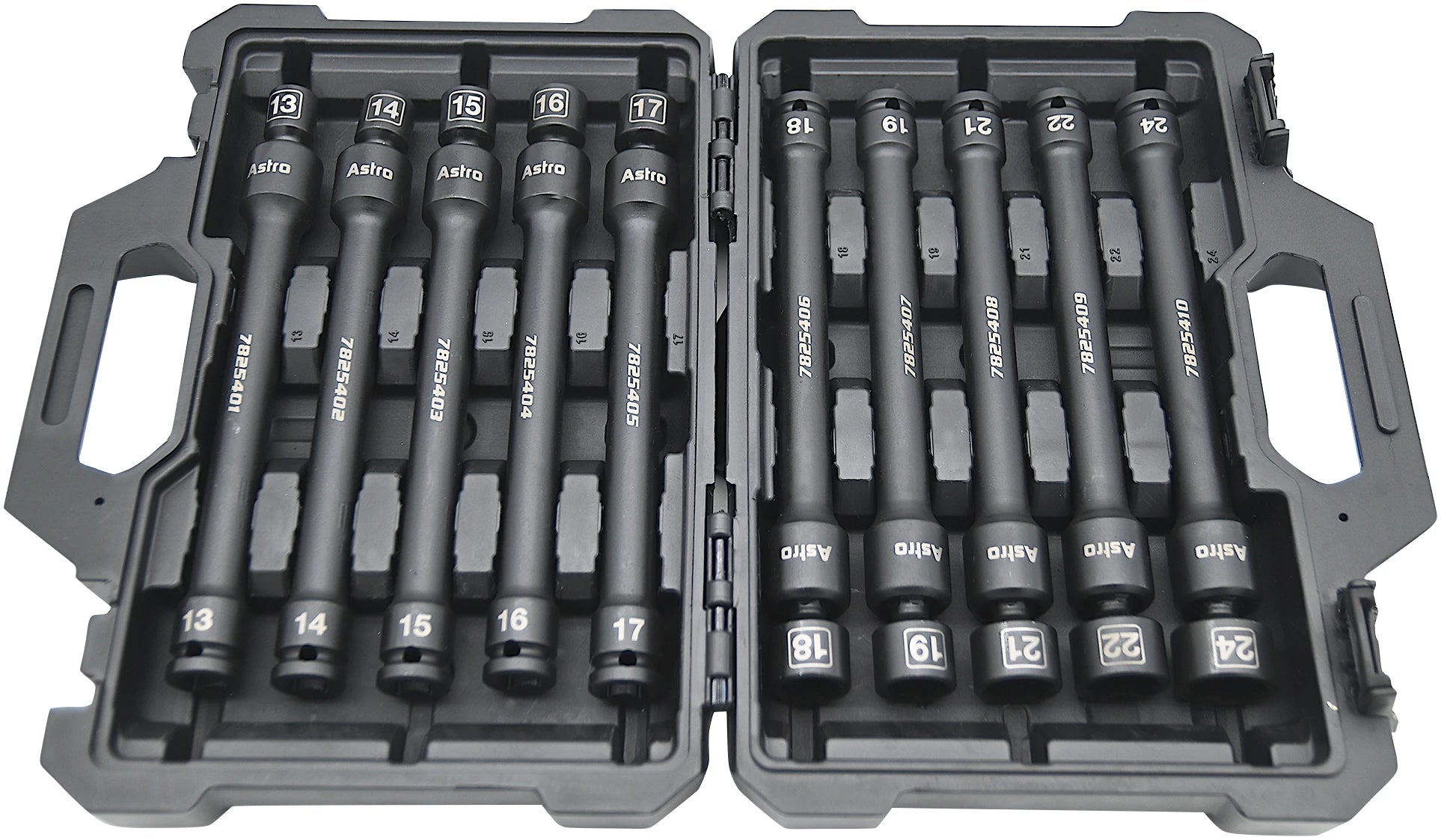 Astro Pneumatic 78254 10pc 1/2" Drive Torque-Saver Impact Extension Set