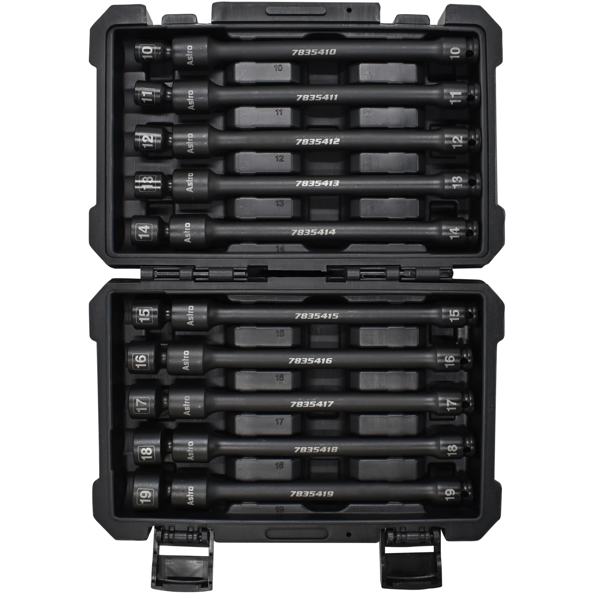 Astro Pneumatic 78354 10pc 3/8" Drive Pinless Torque-Saver Impact Extension Socket Set