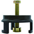 Astro Pneumatic 78450 HD Harmonic Crank Pulley Puller, front view showing three-jaw body with grade 9 drive bolt and centering nut