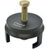 Astro Pneumatic 78450 HD Harmonic Crank Pulley Puller, top-angle view showing black disc body with Astro branding