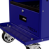 Homak BB06019020 TECH Mobile Diagnostic Cart Blue View 8
