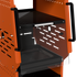 Homak TECH Diagnostic Service Cart close-up of sliding battery shelf and ventilated shield