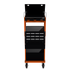Homak TECH Diagnostic Service Cart rear view showing cable hook storage and ventilated panels