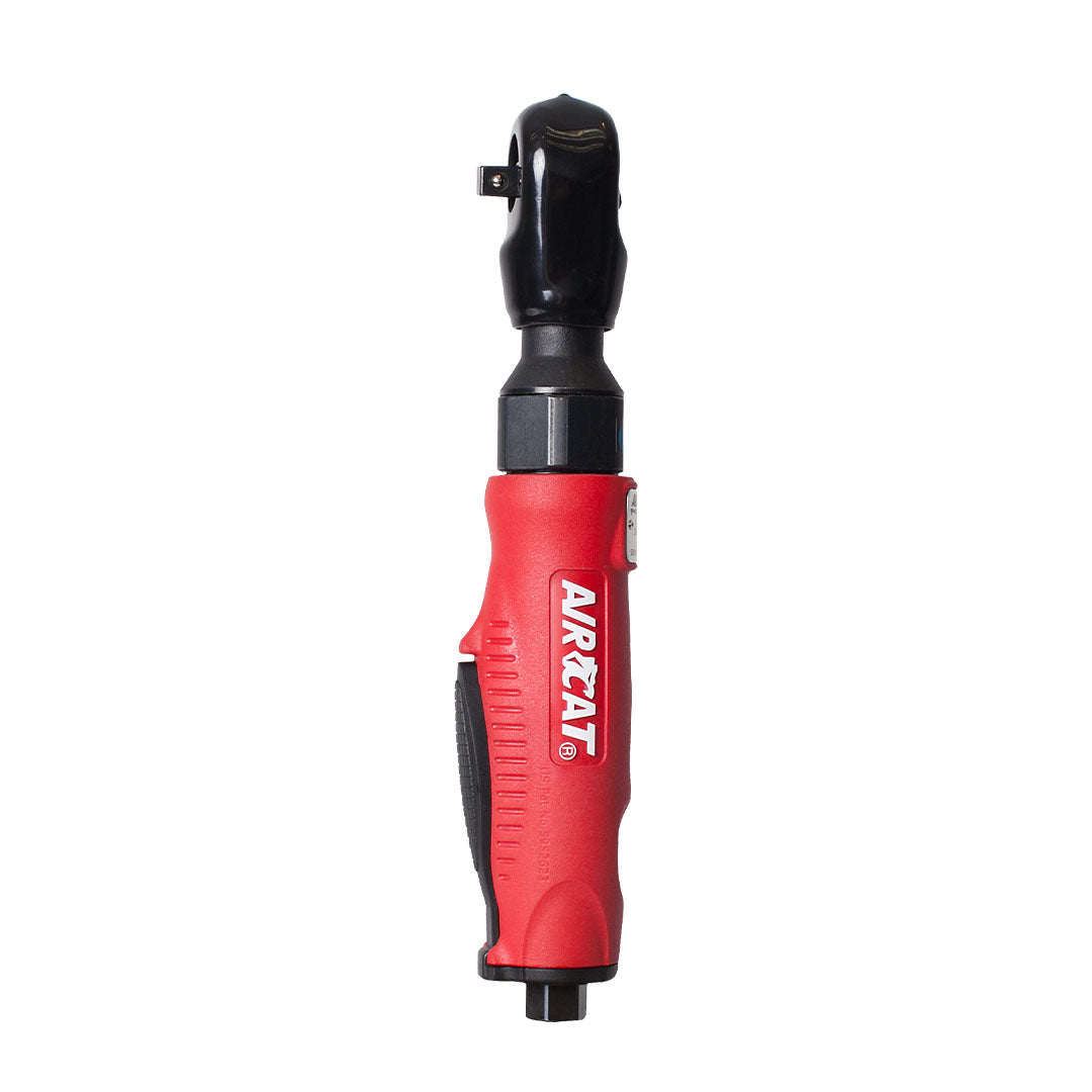 Aircat 802 3/8 in Composite Twin Pawl Ratchet Wrench, red composite handle with black ratchet head