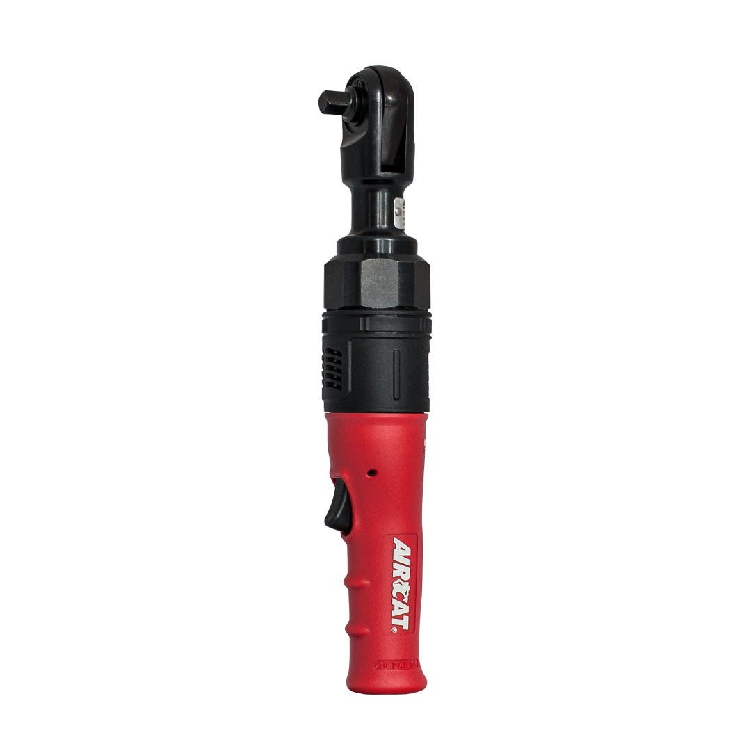 Aircat 805-HT-5 1/2-Inch High Torque Air Ratchet, red and black composite grip with enlarged ratchet head