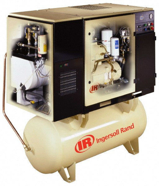 Ingersoll Rand UP6-10TAS-150 10HP 80-Gallon Tank Mounted Stationary Electric Air Compressor with Integrated Dryer