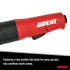 Aircat 809-SH-5 close-up of red handle with AIRCAT logo and low profile flat head callout