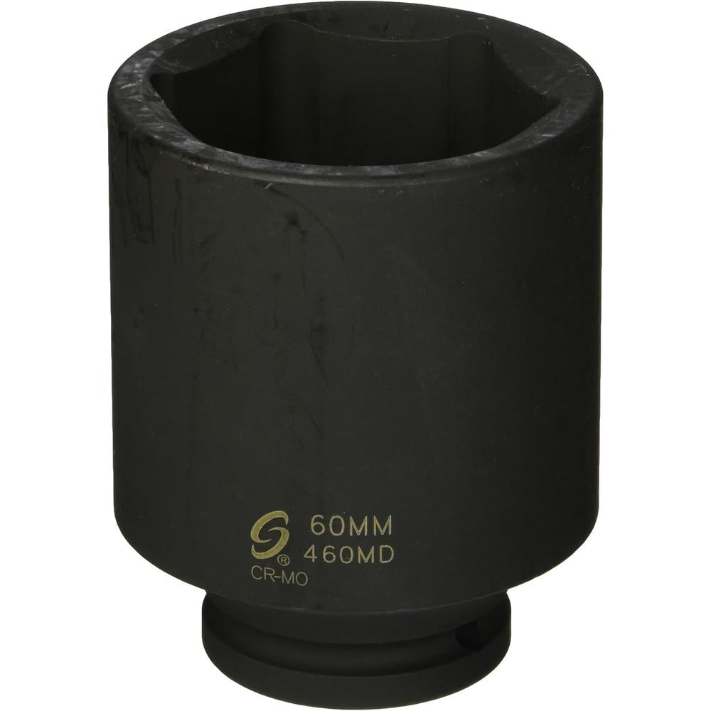 Sunex Tools 460MD 3/4 in. Drive Deep 6 Point Metric Impact Socket, 60-mm