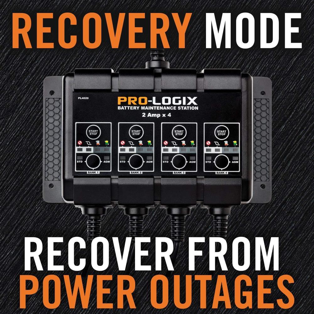 Clore Automotive PL4020 Station de maintenance de batterie solaire SOLAR Pro-Logix 4 banques