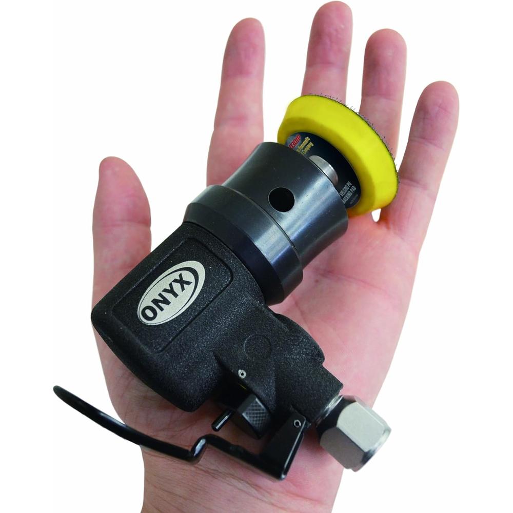 Micro ponceuse orbitale aléatoire Astro Pneumatic 321 ONYX - Crochet et boucle - Orbit 3 mm