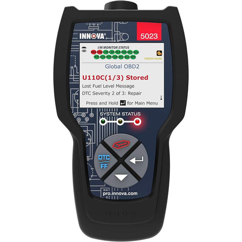 Innova 5023 Pro CarScan Code Scanner - Professional OBD2 Scanner - Smog Test Scan Tool - Multilingual Code Reader