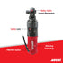 Aircat 810-RW feature callout diagram highlighting roller clutch impact mechanism, safety lock, FWD/REV switch, and silencing technology