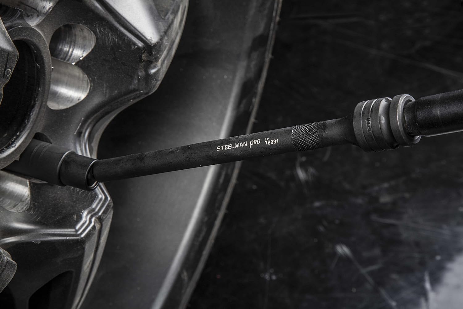 Steelman Pro 79991 Entraînement 1/2", extension à impact pivotant sans broche 3/8", 9"