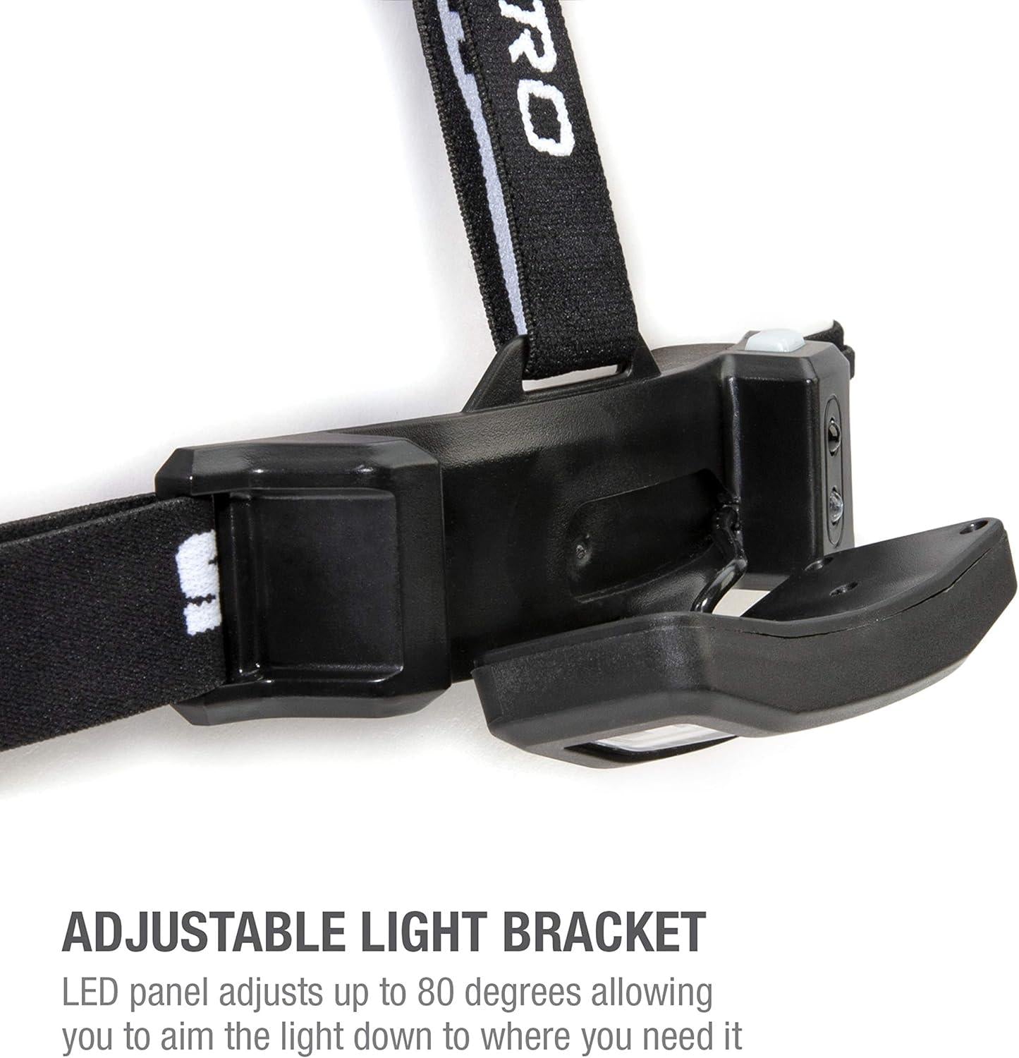 STEELMAN PRO 78834 Lampe frontale à LED rechargeable à profil mince 250 lumens activée par le mouvement
