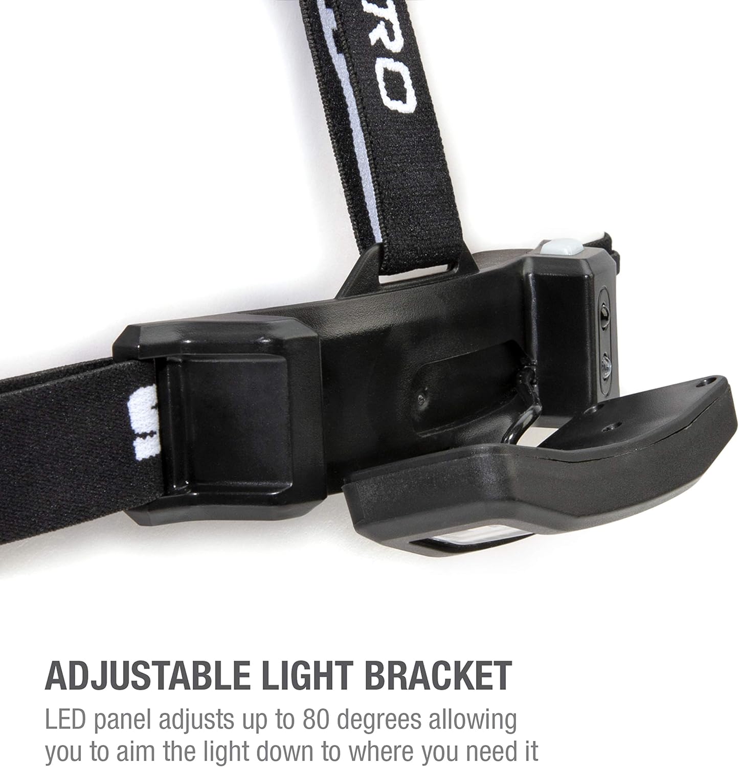 Steelman Pro 79052 Slim Profile LED 250-Lumen Motion Activated Headlamp With Rear Red Blinker, 3xAA Battery Powered