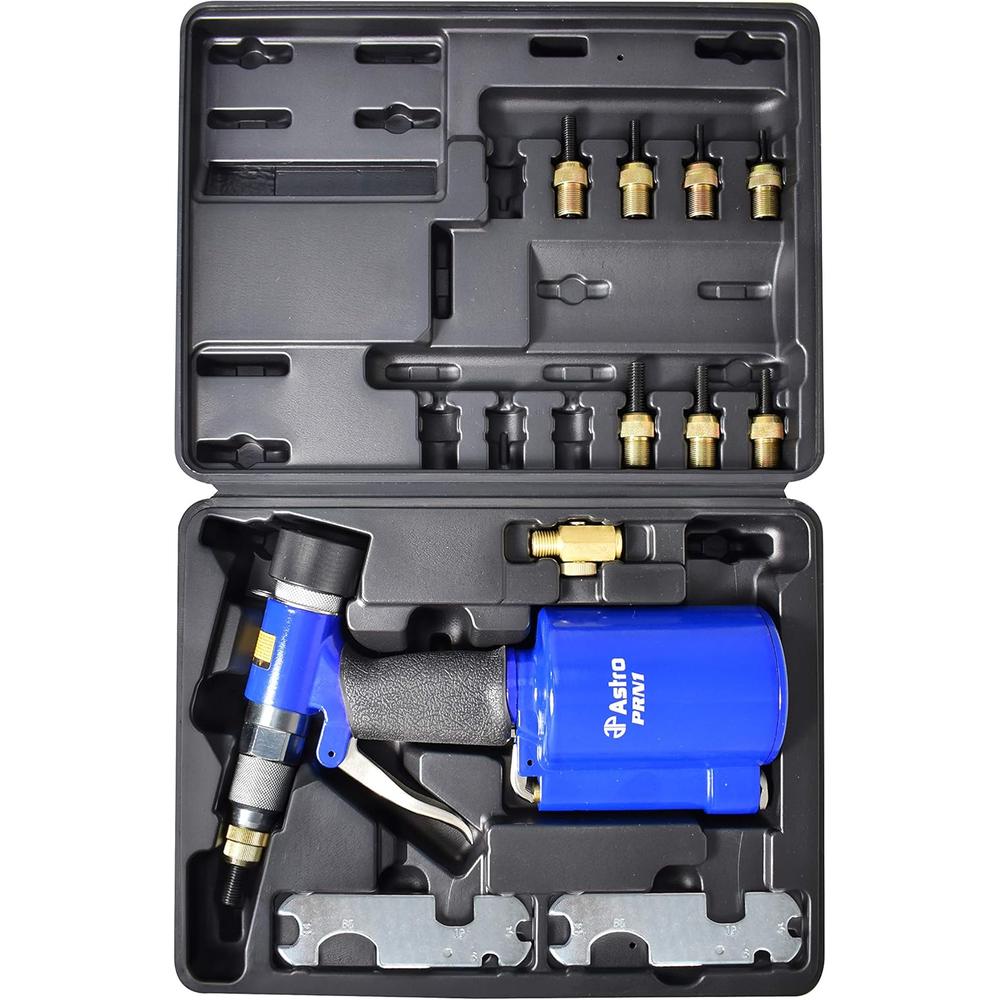 Astro Pneumatic PRN1 3/8" CAPACITY PNEUMATIC RIVET NUT SETTING KIT - METRIC & SAE: M4, M5, M6, M8, M10, 1/4", 5/16", 3/8"