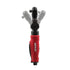 Aircat 811 1/4" 30° Flex Head Air Ratchet Wrench showing 3-position flex head range of motion against white background