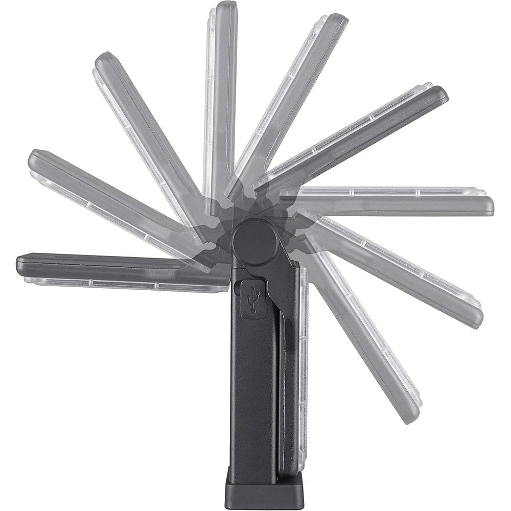 Streamlight 61500 FLIPMATE, LAMPE DE TRAVAIL RECHARGEABLE MULTIFONCTION COMPACTE 500 LUMENS, NOIR