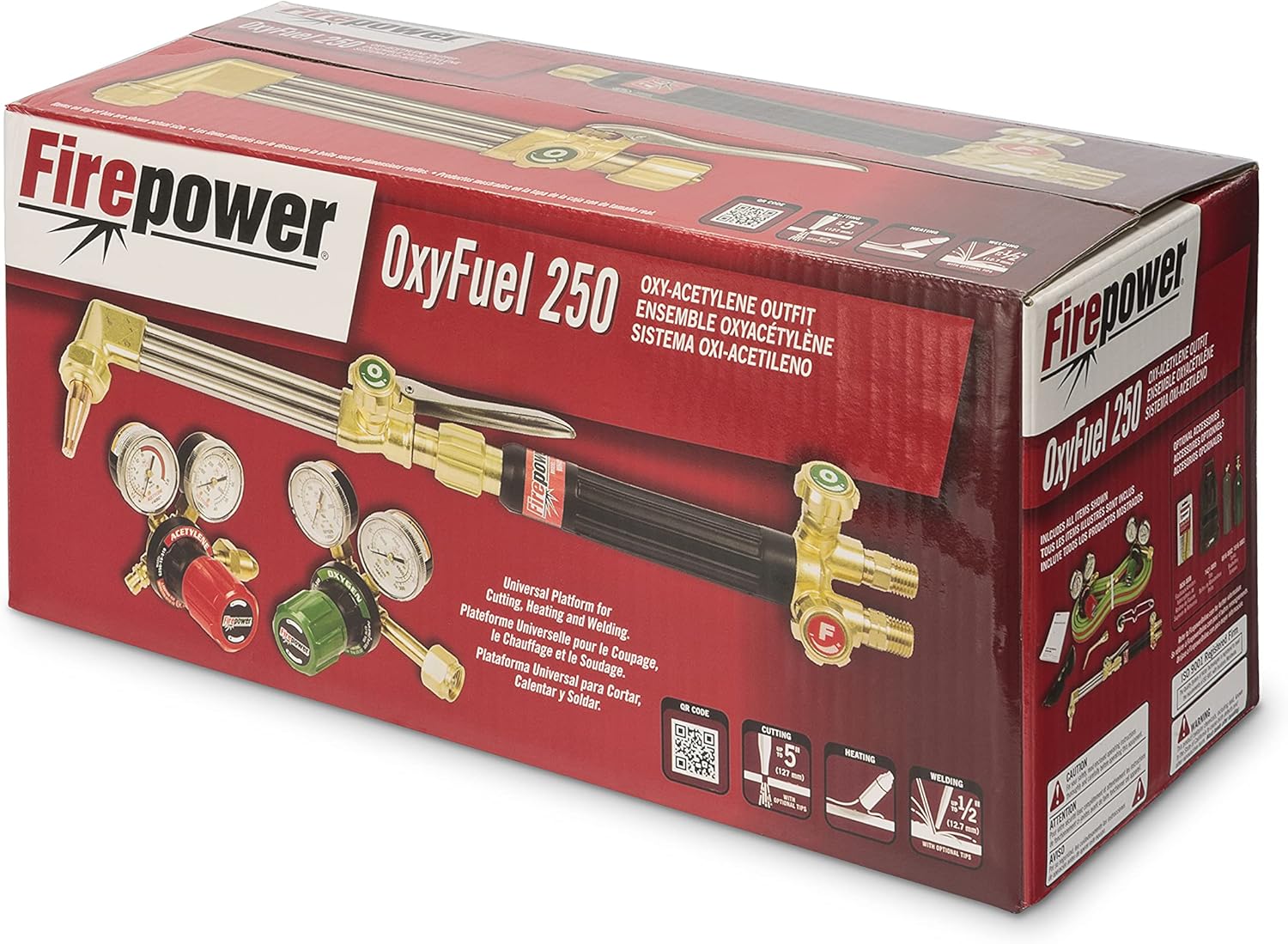 Firepower 0384-2571 OxyFuel 250 Tenue de coupe et de soudage pour travaux moyens