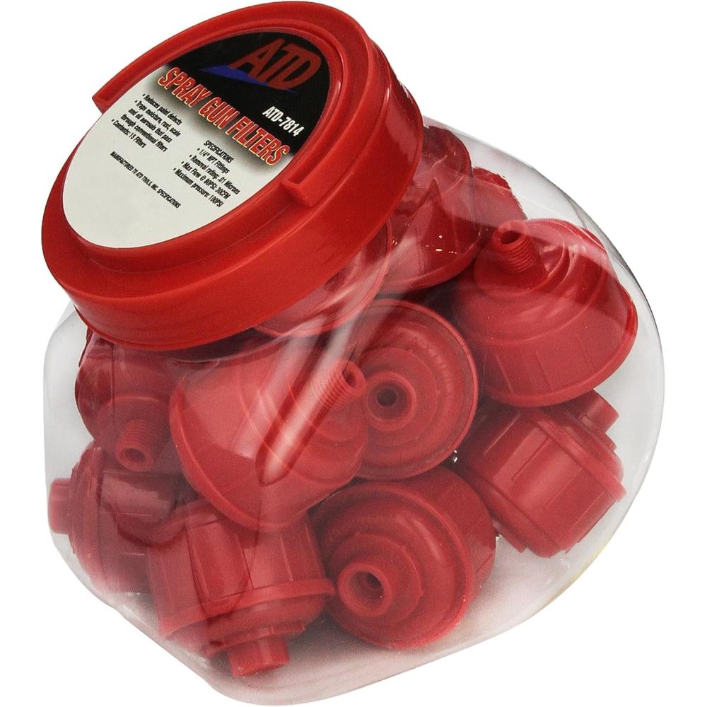 ATD Tools 7814 Spray Gun Filter-15pc Fishbowl