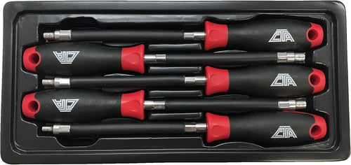 Outils CTA 8960 5 pièces. Jeu de tourne-écrous flexibles E-Torx