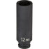 Gris Pneumatique 912MDG Entraînement 1/4" X 12 mm Profondeur Magnétique