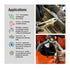 Eclipse E7WR Curved Jaw Locking Pliers with Wire Cutters, Chrome Molybdenum Steel, 7" Size, 1-1/2" Jaw Capacity
