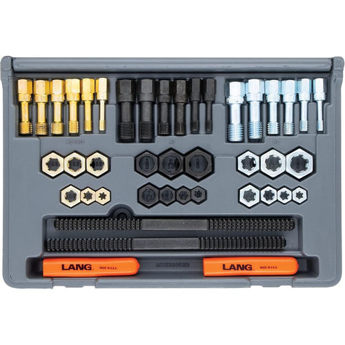Lang  972 40 Piece Fractional and Metric Thread Restorer Kit