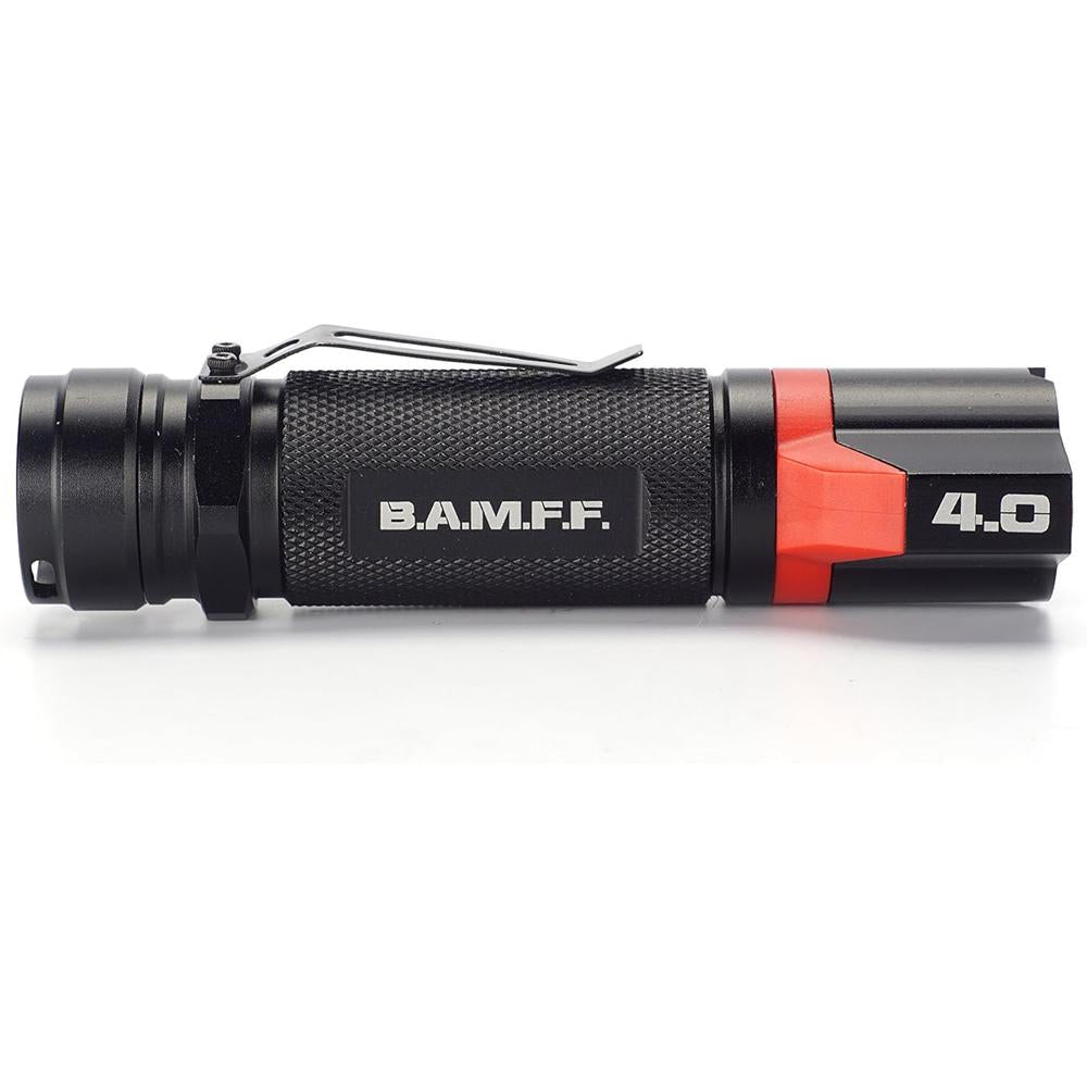 STKR 00339 B.A.M.F.F.™ 400 lm Black Tactical Dual-LED Flashlight