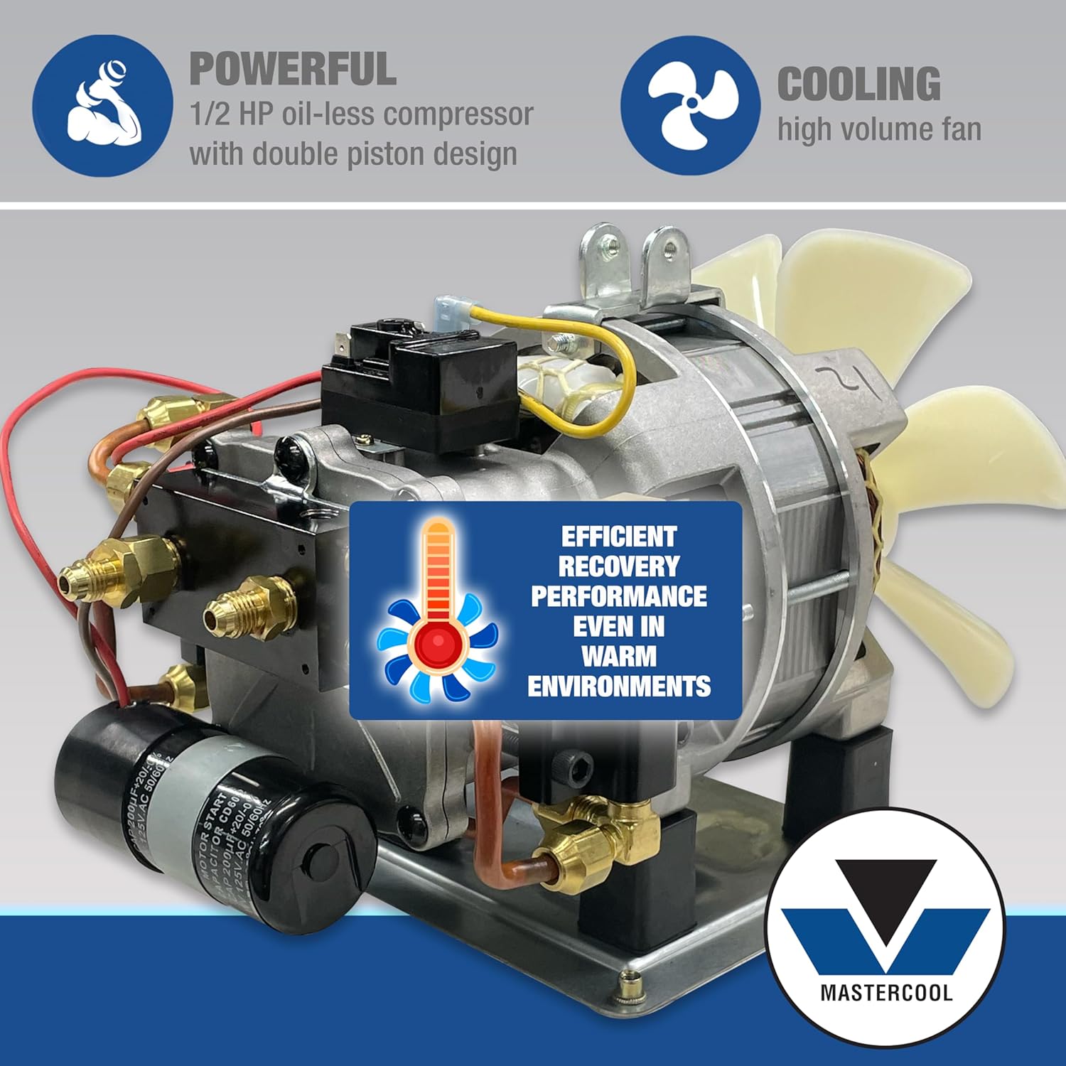 Mastercool 69400-CON Refrigerant Recovery Machine For Contaminated R134A & R1234YF