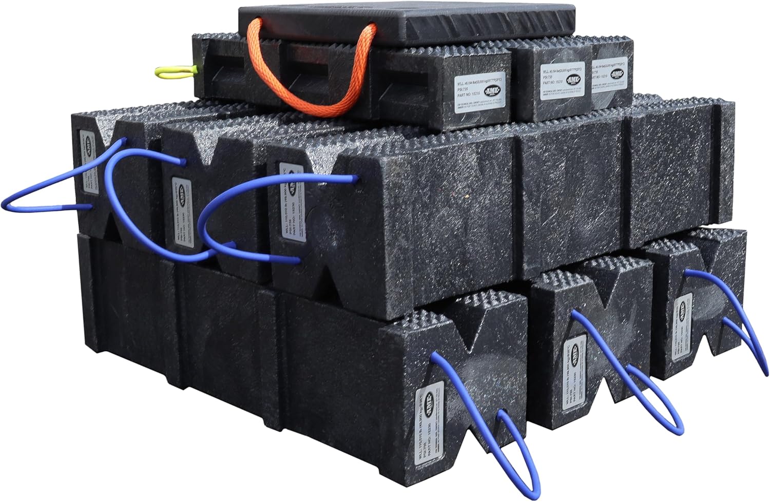 AME International 15255 FR Super Stacker Cribbing Set with Jack Plate