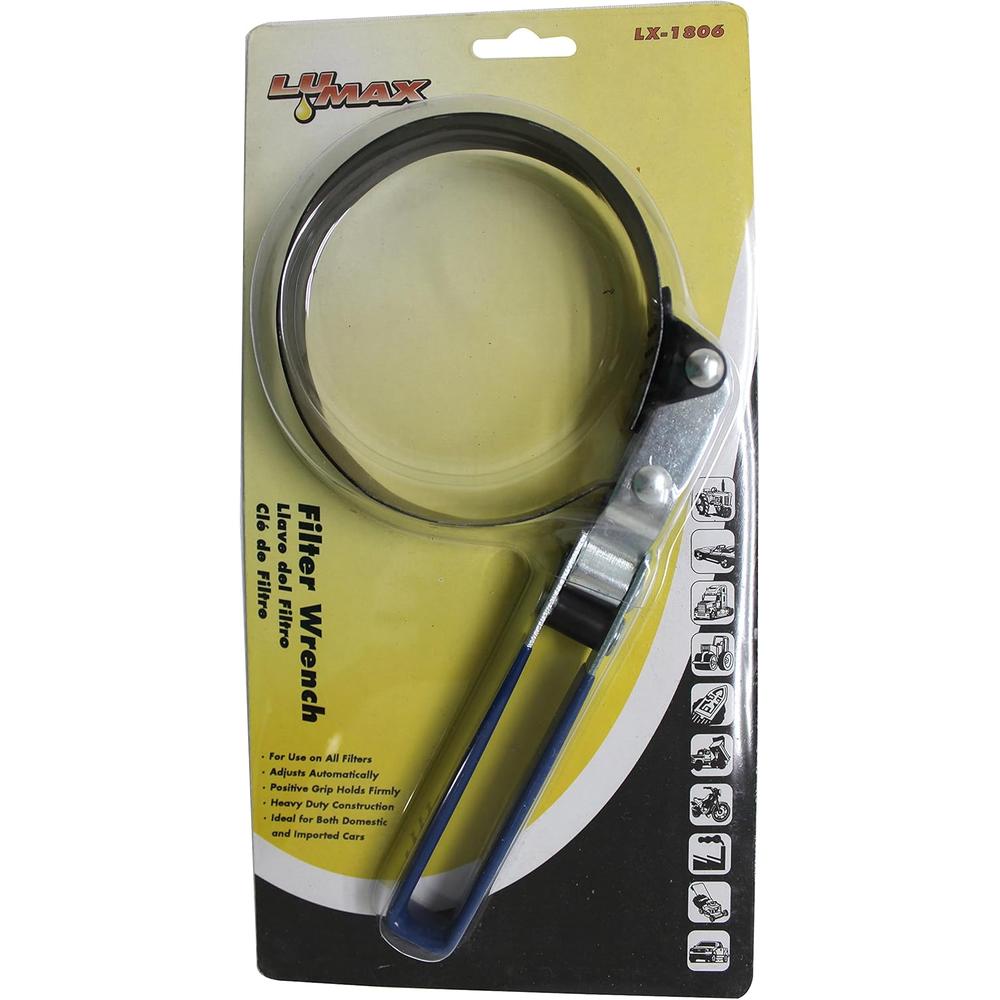 Lumax LX-1806 LMXLX 1806 SWIVEL HANDLE FILTER WRENCH