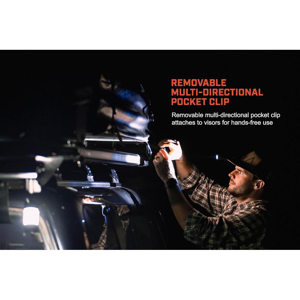 Streamlight 66320 MacroStream USB 500-Lumen Rechargeable Compact Flashlight with Wrist Lanyard, Hat Clip and USB Cord, Black