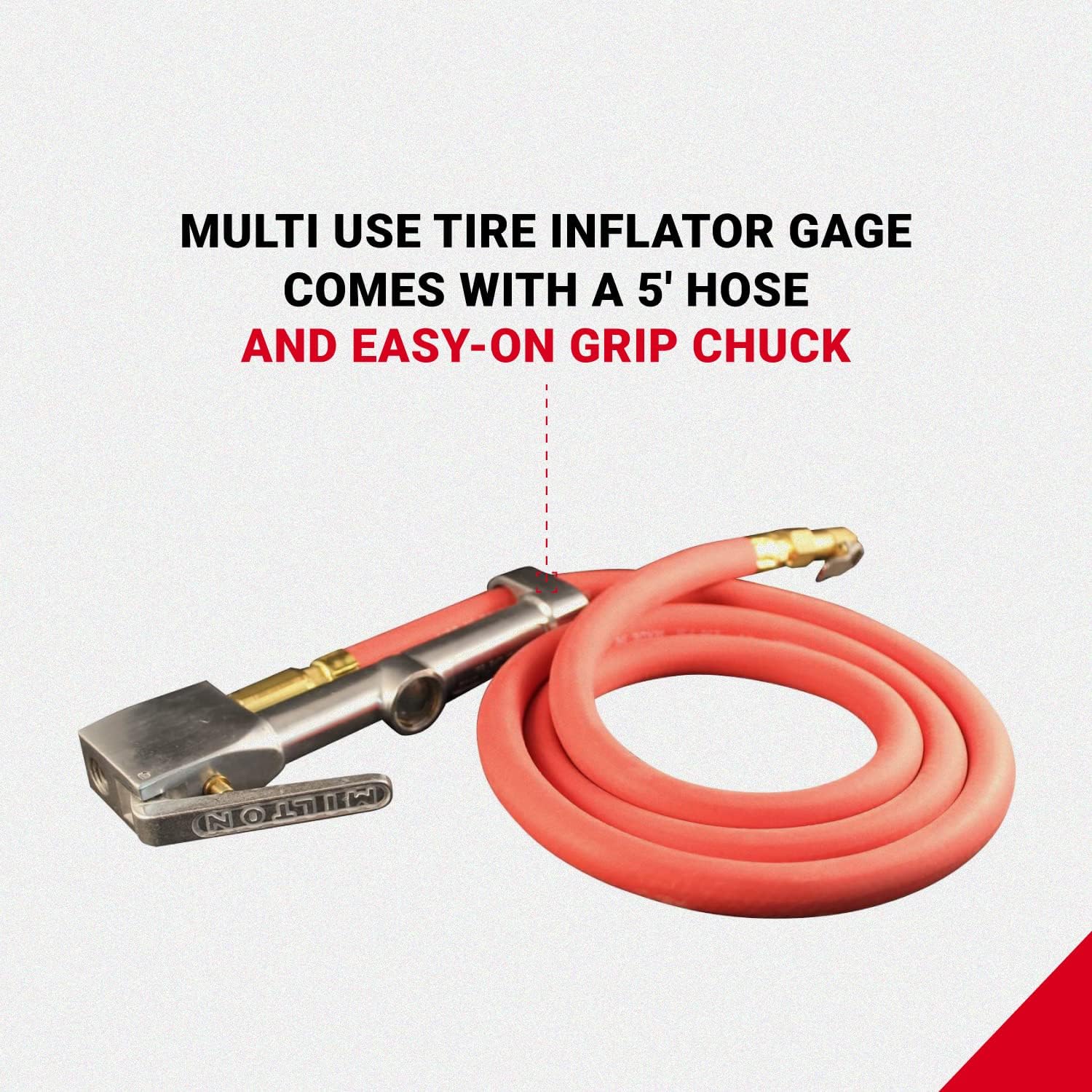 Milton Industries 518 Multi-Use Inflator Gauge