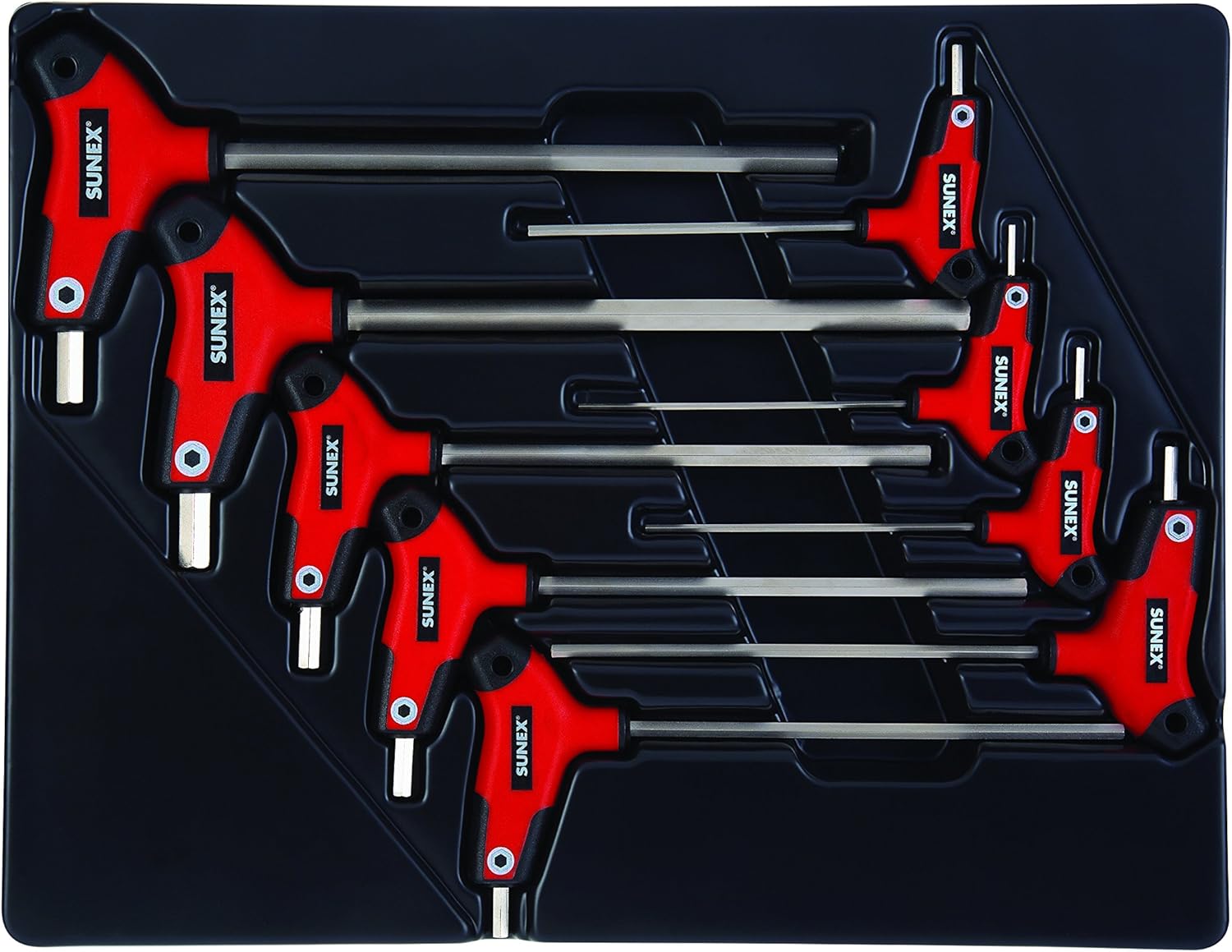 Sunex Tools 9859 9 Pc. T-Handle, SAE Hex Key Set
