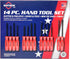 Mayhew Tools 31014F 14-Pc Mini Hand Tool Set (Hook, Pics, Pry Bars, Slotted, Phillips & Torx Screwdrivers)