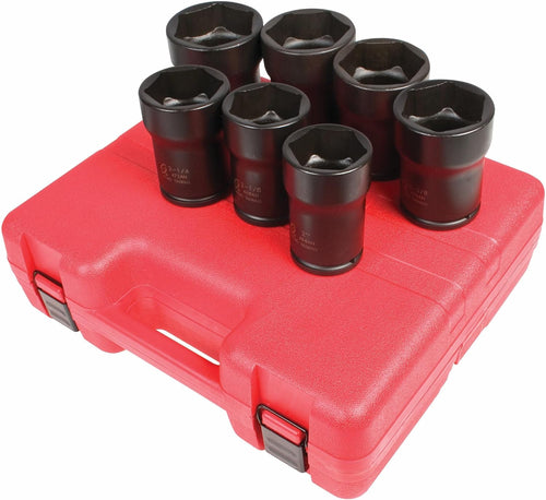 Sunex Tools 4667 3/4" Dr Truck Pinion Locknut Impact Socket Set